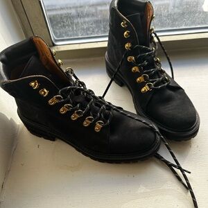 & Other Stories Black Leather Boots